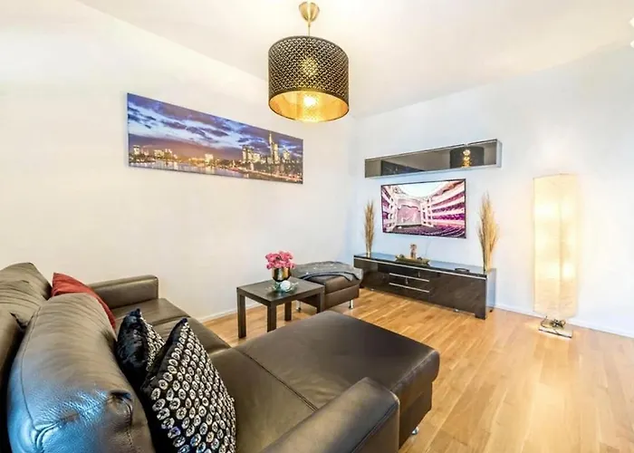 Apartament Modernes 3-zimmer-apartment In Frankfurt-niederrad Frankfurt nad Menem